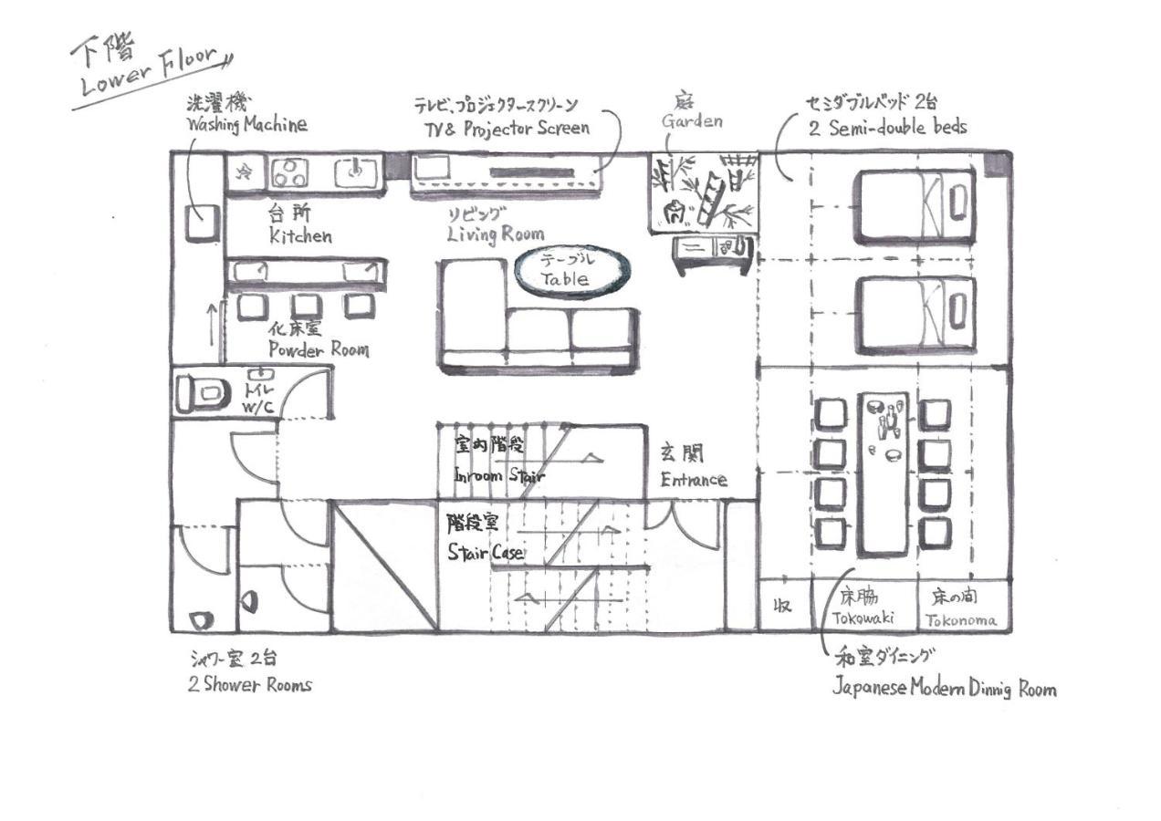 Konjaku-So Dotonbori Penthouse Stay โอซาก้า ภายนอก รูปภาพ